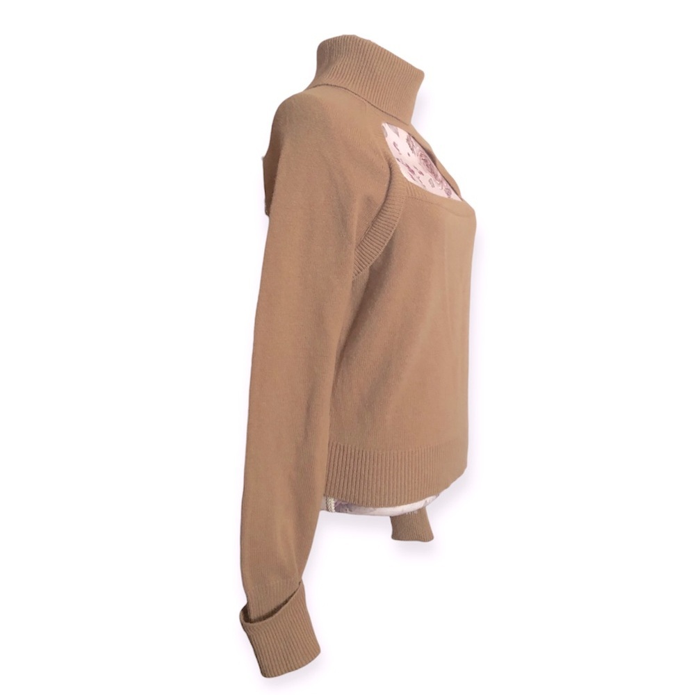 PAIGE cut-out detail roll-neck sweater - Picture 2 of 7